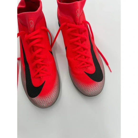 Nike Mercurial Superfly VI‎ Elite CR7 7 FG Soccer Cleats Red/orange Mens 8.5